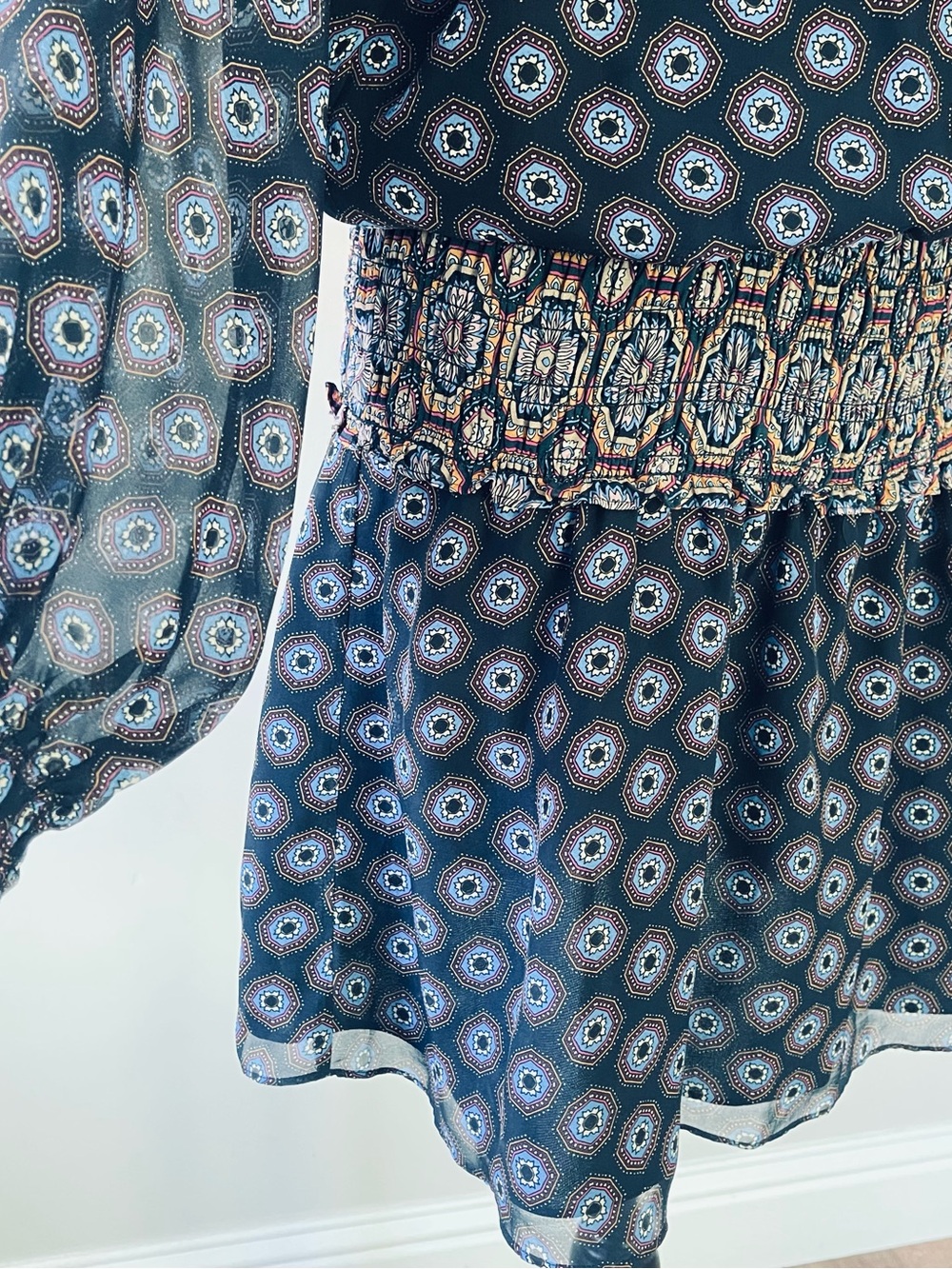 Ramy Brook Printed Davie Silk Mini Dress, Sz. M, NWT - Picture 6 of 13